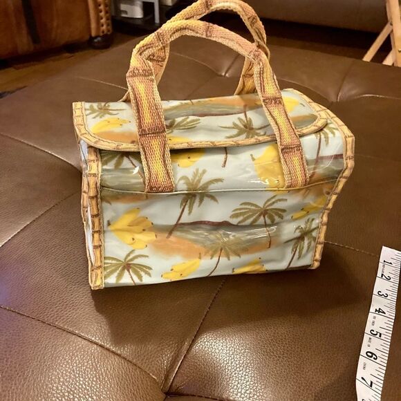 Palm Banana Bag Lunch Snack Tote Cosmetic Bag Baby Baby Beach Carrier - Picture 1 of 8